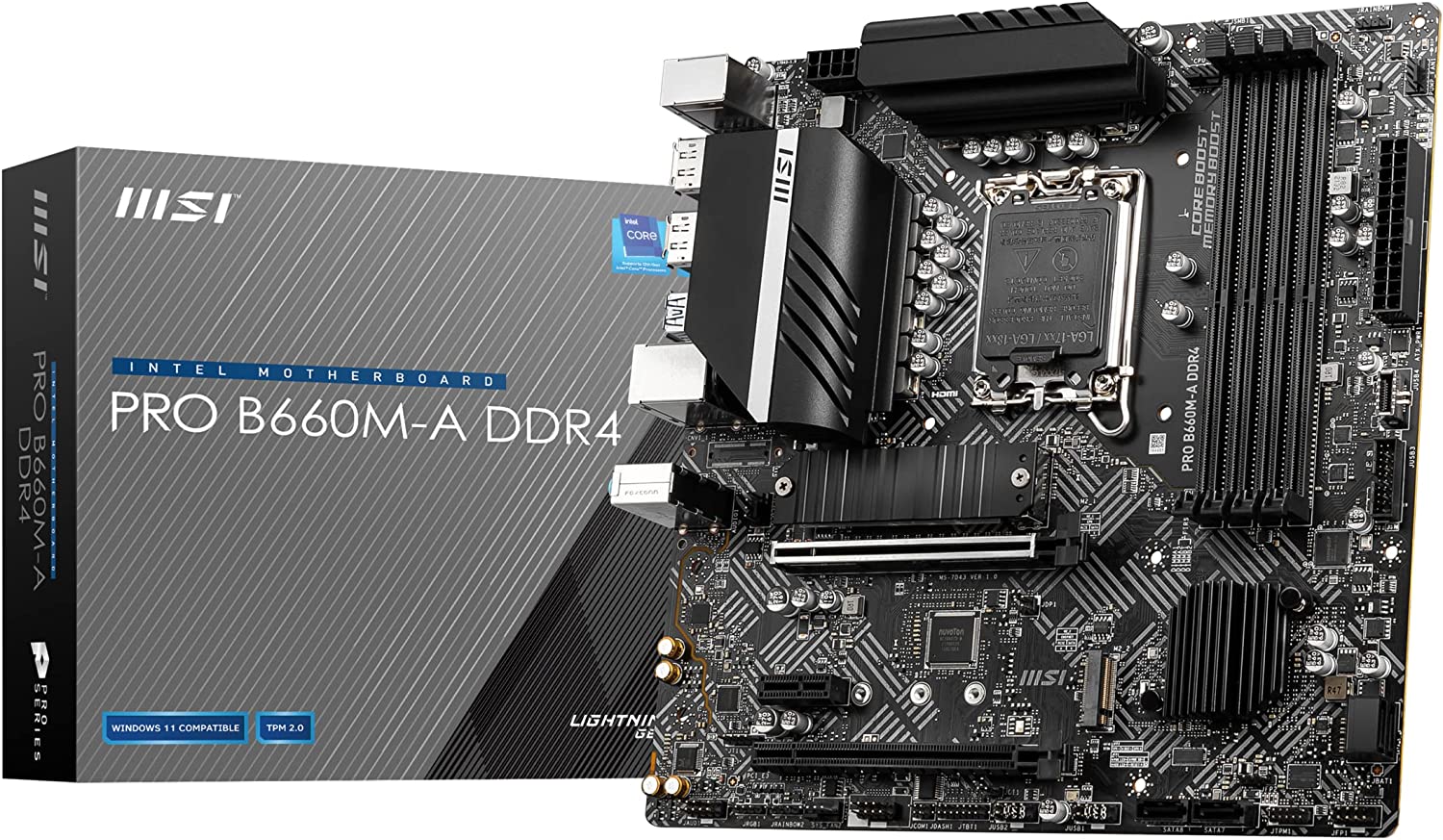 MSI Motherboard Pro B660M-A DDR4 MSI Motherboard Pro B660M-A DDR4